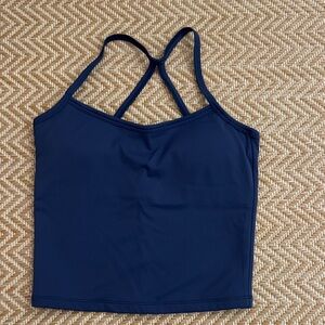 Women's Navy Blue Top- Active Wear